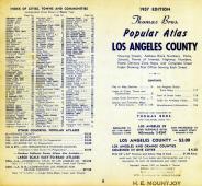 Los Angeles County 1957 Street Atlas 